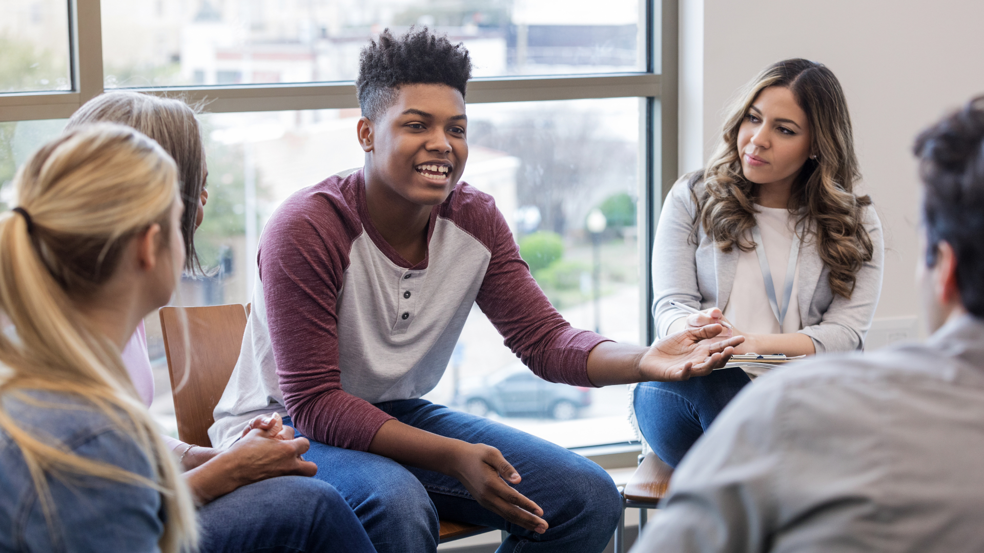 Professionals collaborating